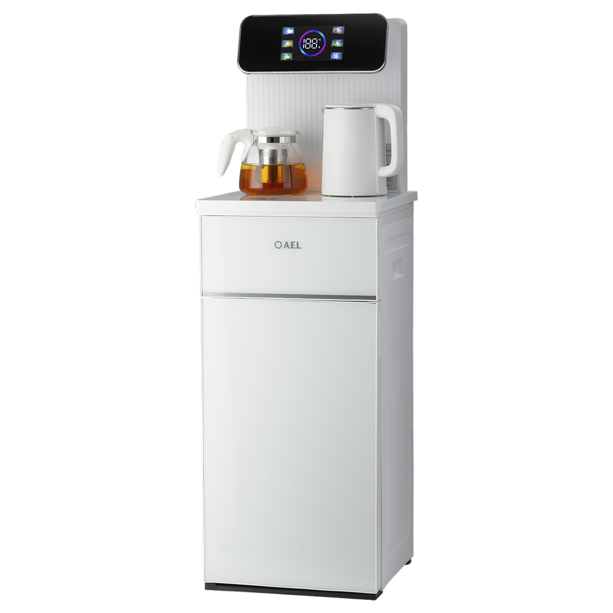 Кулер с чайным столиком AEL TB84a-LD white
