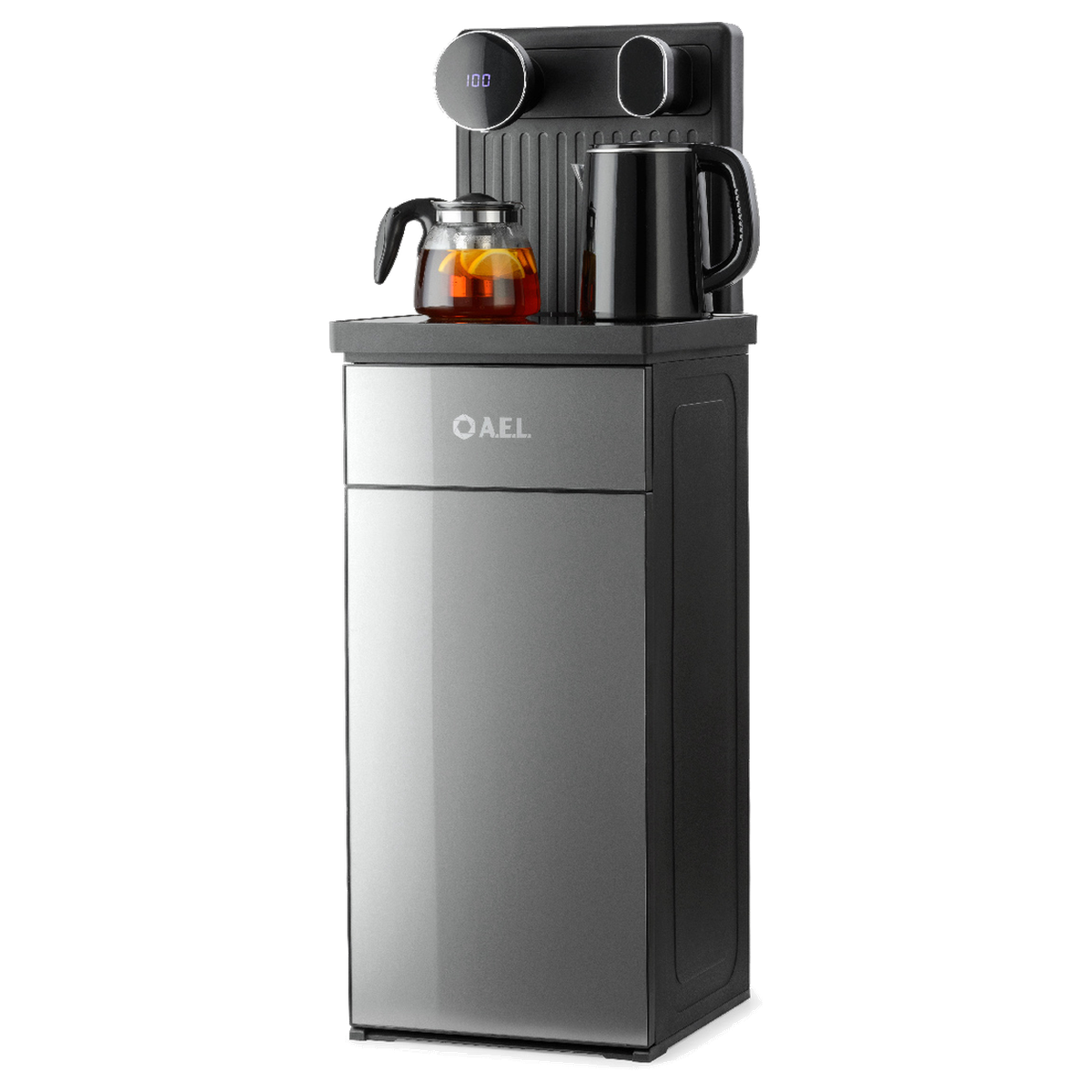 Кулер с чайным столиком LK-AEL-81a cool grey